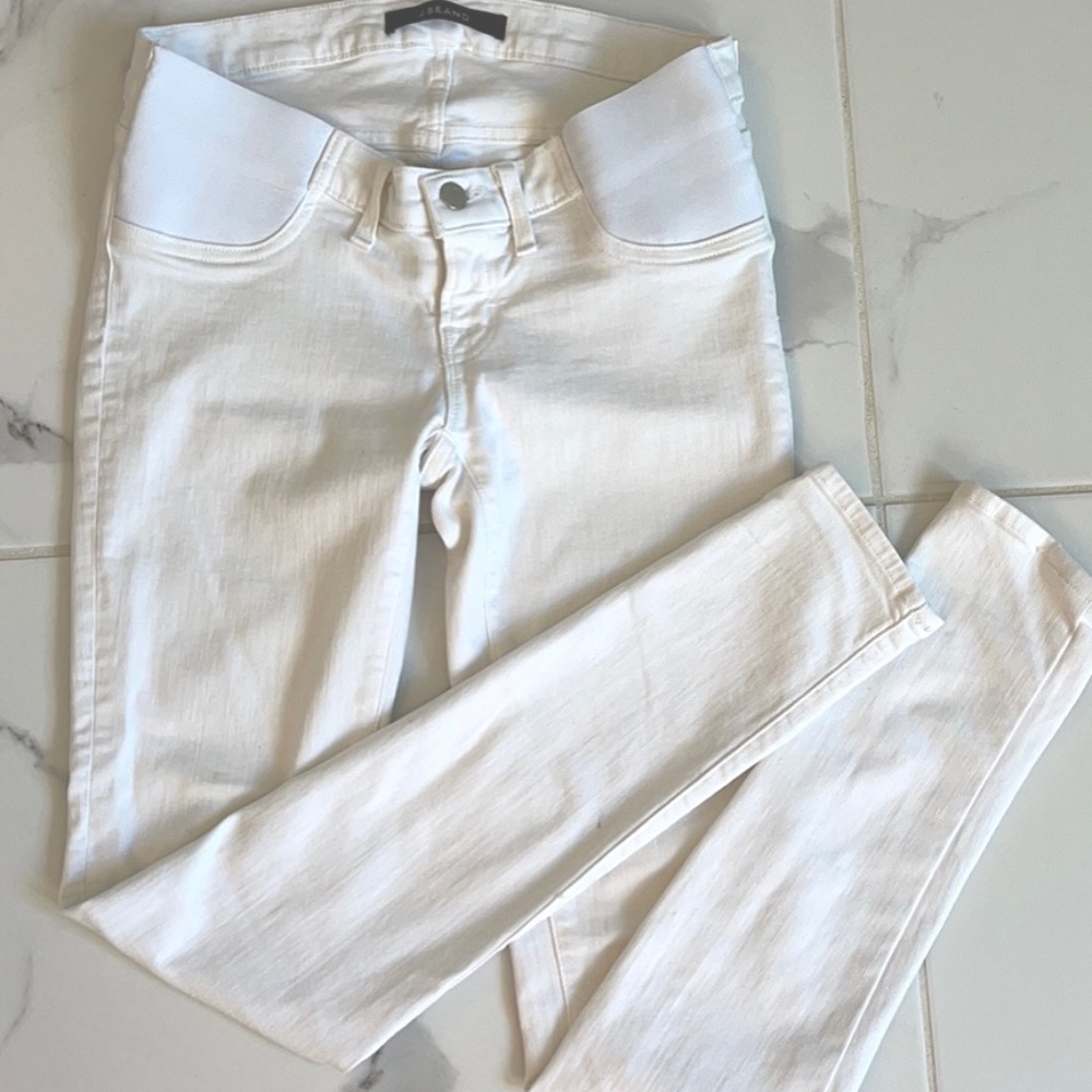 JBrand Mama - Maternity Denim - White Jeans